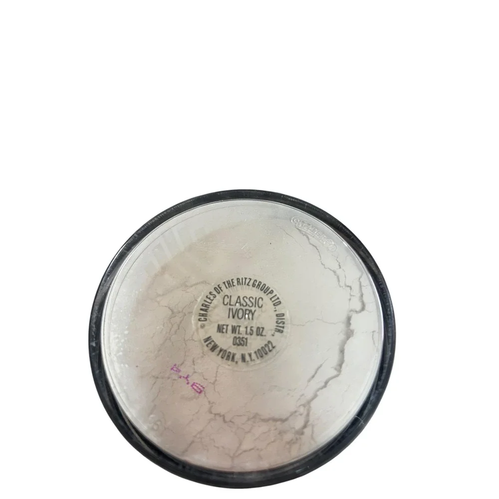Charles of the Ritz Custom Blended Powder Classic Ivory 1.5 oz with Fan Brush